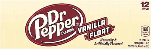 Dr Pepper - Vanilla Float (Display unit | 12 x 355ml cans)