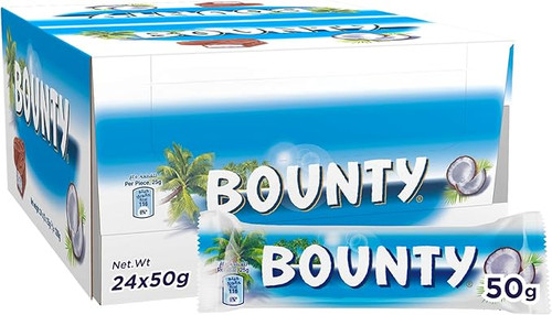 Mars - Bounty Bars - Milk Chocolate (Display unit | 24 x 50g pcs)