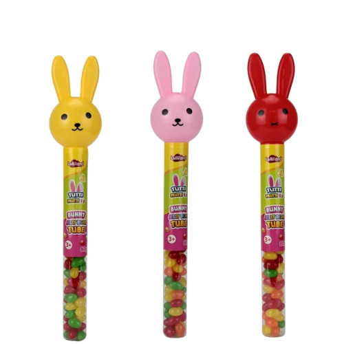 Lolliland - Bunny Jelly Bean Tube (Display unit | 24 x 80g pcs)