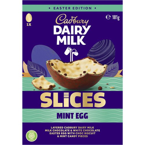 Cadbury - Dairy Milk - Slices - Mint Egg (181g gift box)
