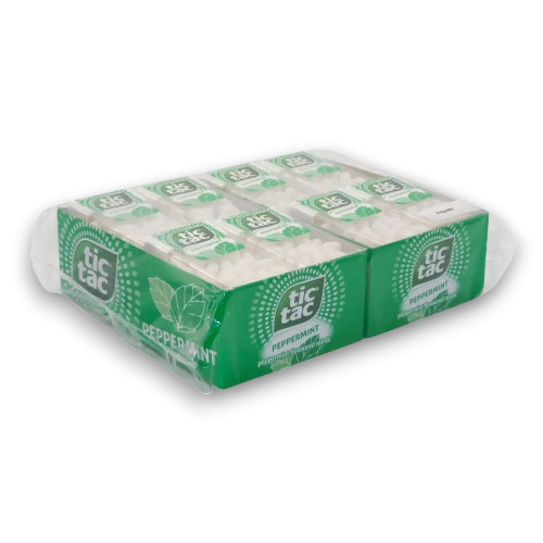 ic Tac - Peppermint 24g x 24-pack unit, available at The Professors Online Lolly Shop.