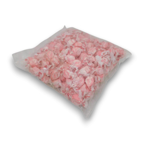 Taffy Town Cran-Raspberry Salt Water Taffy individually wrapped soft chewy sweets in a 1.1kg bulk bag.