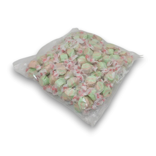 Taffy Town Dirty Soda Salt Water Taffy individually wrapped soft chewy sweets in a 1.1kg bulk bag.