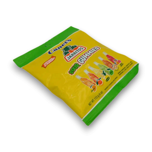 Jarritos Gummies by Canels in a 113g bag featuring mango, lime, tamarind and fruit punch flavours.