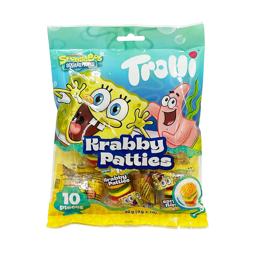 Trolli - SpongeBob SquarePants - Krabby Patties (90g bag | 10 x 9g pcs)