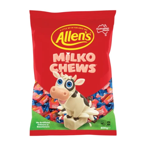 Allens - Milko Chews (1kg bag | ~100 x 8g pcs)