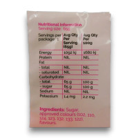 Nutritiona information of King Fairy Floss Multi-Colour