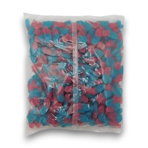 Kingsway Bubblegum Mermaids 3kg bag of vegan friendly mermaid-shaped gummies at The Professors Online Lolly Shop.