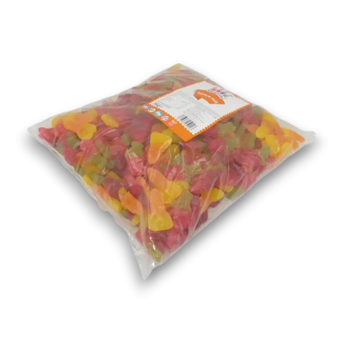 Kingsway Space Mix Fruit Gummies 3kg bulk confectionery bag with approximately 320 vegan gummy pieces from The Professors.