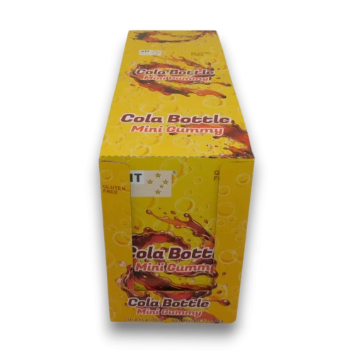 AIT Mini Gummy Cola Bottles display box showcasing cola-flavoured gummy confectionery, available at The Professors