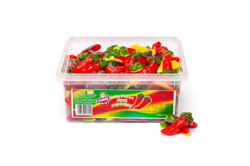 Gummini - Jelly Filled Fire Peppers (1kg bag | ~125 x 8g pcs)