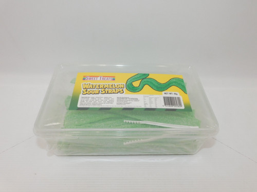Sweet Treats - Sour Straps - Watermelon (1kg tub | ~77 x 13g pcs)