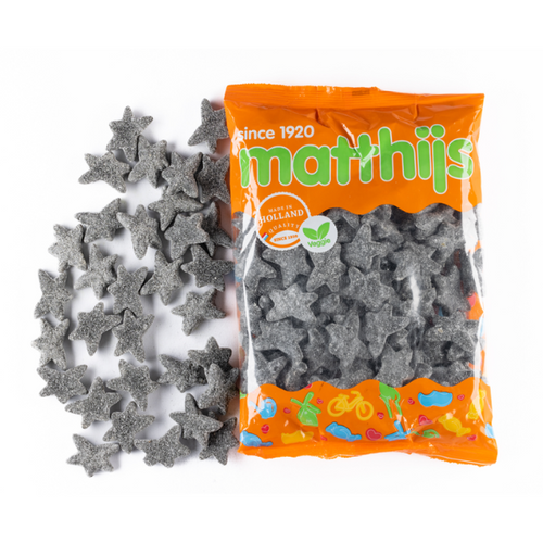 Matthijs - Gezoute Zeesterren - Salty Licorice Starfish (1kg bag)