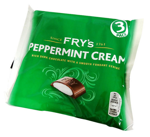 Fry s Peppermint Cream, by Cadbury,  and more Confectionery at The Professors Online Lolly Shop. (Image Number :16074)