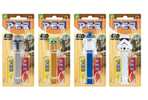 Pez - Candy Dispensers - The Mandalorian Star Wars (Display unit | 6 x 17g pcs)