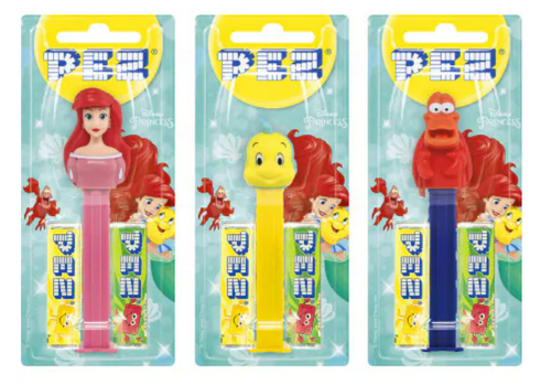 Pez - Candy Dispensers - The Little Mermaid (Display unit | 6 x 17g pcs)