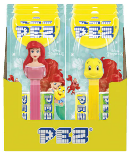 Pez - Candy Dispensers - The Little Mermaid (Display unit | 6 x 17g pcs)