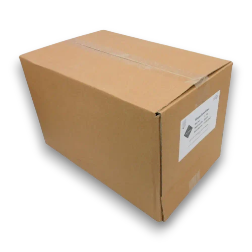 Hugos Chocolates Mega Sparkles Milk Choc with Multi Colour Jewels 8kg carton left view at The Professors Online Lolly Shop
