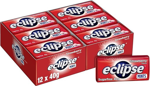 Eclipse - Mints - Strawberry (Tray | 12 x 40g tins)