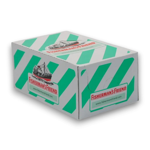 Fishermans Friend - Sugar Free - Mint - Peppermint (Display unit | 12 x 22g bags)