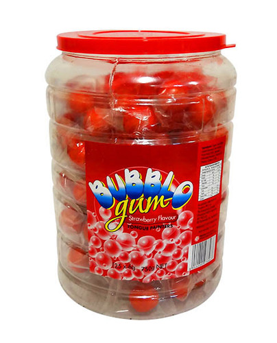 BubblO Gum Jar - Red and more Confectionery at The Professors Online Lolly Shop. (Image Number :10381)