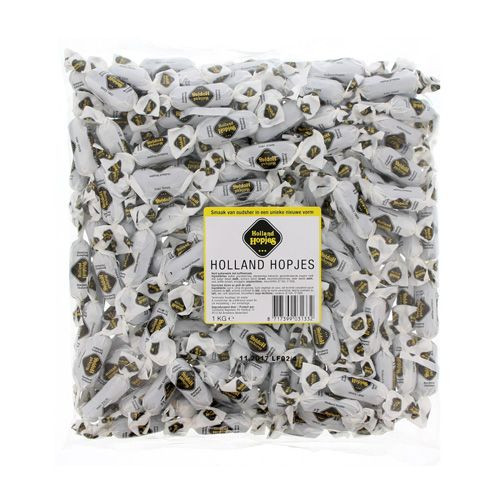Napoleon Hopjes Coffee and Caramel Hard Candy, 1kg bag of individually wrapped sweets at The Professors Online Lolly Shop.