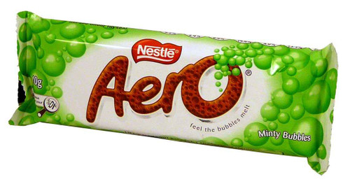 Aero Bar - Minty Bubbles, by Nestle,  and more Confectionery at The Professors Online Lolly Shop. (Image Number :1880)