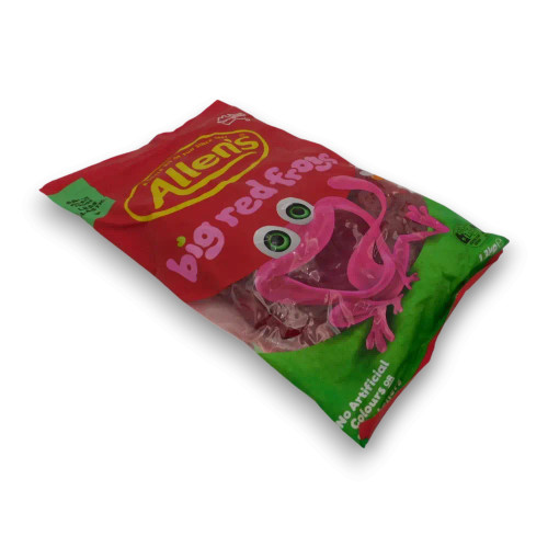 Bulk bag of Allens Red Frogs Alive – perfect for candy buffets and party treats