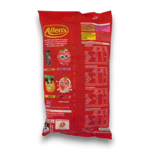 Allens Pineapples 1.3kg bag - Pineapple-flavoured Treats - The Professors Online Lolly Shop