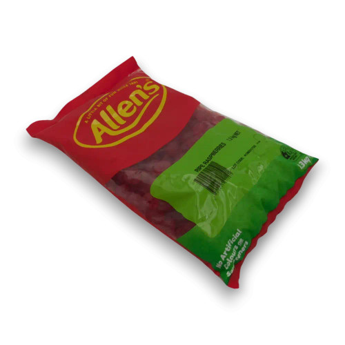 Allens Ripe Raspberries – 325 pieces of raspberry-flavoured jelly sweets