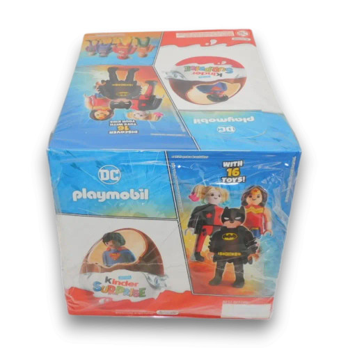 Kinder Surprise Display Unit 24 x 20g eggs with promotional artwork, available at The Professors Online Lolly Shop.