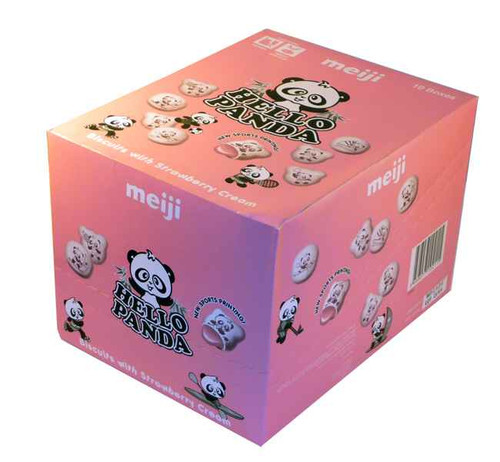 Meiji Hello Panda Strawberry Creams, by Meiji, and more Confectionery at The Professors Online Lolly Shop. (Image Number :2061) Meiji Hello Panda Strawberry Creams, by Meiji, and more Confectionery at The Professors Online Lolly Shop. (Image Number :2061)
