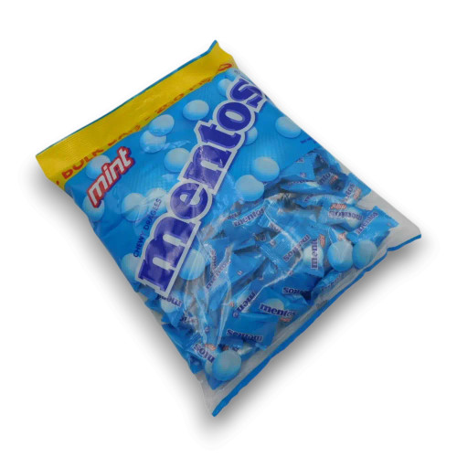Mentos Mint candy-coated chews in bulk packaging, ideal for businesses, events, and personal enjoyment.