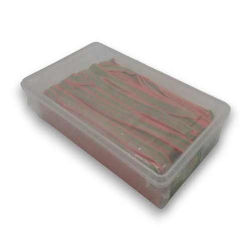 TNT Sour Straps Watermelon 1.6kg tub containing approximately 200 sour candy straps, available at The Professors
