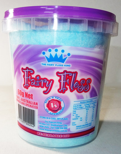 The Fairy Floss King - Multicoloured Fairy Floss, by The Fairy Floss King,  and more Confectionery at The Professors Online Lolly Shop. (Image Number :5863)
