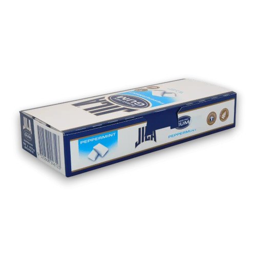 JILA Sugar Free Gum Peppermint pack, promoting dental health and long-lasting refreshing taste.