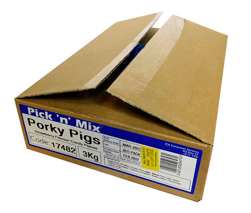 Kingsway Porky Pigs, by Kingsway,  and more Confectionery at The Professors Online Lolly Shop. (Image Number :19144)