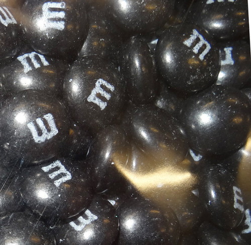 Single Colour M&M s - Black, by Mars,  and more Confectionery at The Professors Online Lolly Shop. (Image Number :4426)
