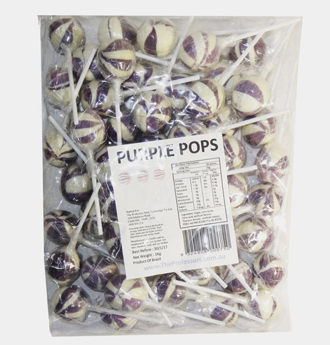 Ball Pops - Purple, by Brisbane Bulk Supplies, and more Confectionery at The Professors Online Lolly Shop. (Image Number :7351) Ball Pops - Purple, by Brisbane Bulk Supplies, and more Confectionery at The Professors Online Lolly Shop. (Image Number :7351)