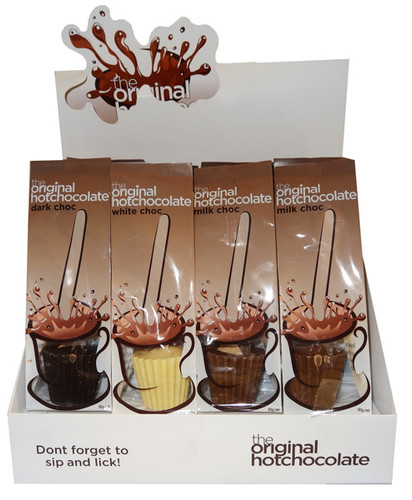 The Original Hot Chocolate - Assorted Pack - Milk / Dark / White Choc and more Confectionery at The Professors Online Lolly Shop. (Image Number :9392)