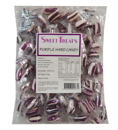 Sweet Treats Striped Hard Candy - Purple, by Brisbane Bulk Supplies, and more Confectionery at The Professors Online Lolly Shop. (Image Number :9076) Sweet Treats Striped Hard Candy - Purple, by Brisbane Bulk Supplies, and more Confectionery at The Professors Online Lolly Shop. (Image Number :9076)