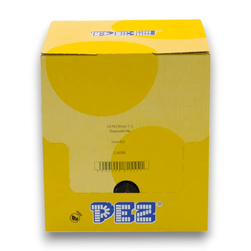6-pack Despicable Me Pez Candy featuring a Mega Minion design, packaged with fruity Pez refills.