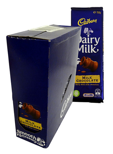 Cadbury Dairy Milk Block, by Cadbury,  and more Confectionery at The Professors Online Lolly Shop. (Image Number :13879)