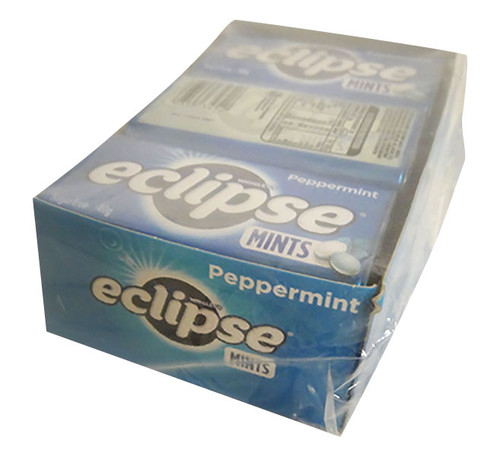Eclipse Mints - Peppermint - Half Pack, by Wrigley, and more Confectionery at The Professors Online Lolly Shop. (Image Number :15795) Eclipse Mints - Peppermint - Half Pack, by Wrigley, and more Confectionery at The Professors Online Lolly Shop. (Image Number :15795)