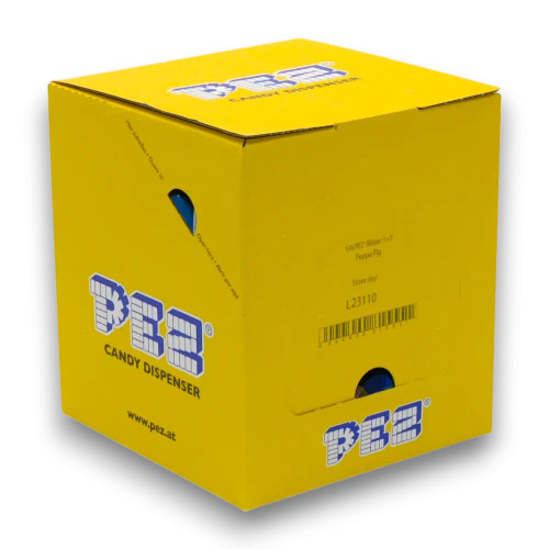 Display unit of Peppa Pig PEZ dispensers, available at The Professors Online Lolly Shop.