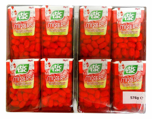 Tic Tac - Mixers Watermelon and Lime, by Ferrero,  and more Confectionery at The Professors Online Lolly Shop. (Image Number :14290)