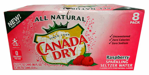 Canada Dry - Raspberry Seltze - Limited Stock, by Dr Pepper,  and more Beverages at The Professors Online Lolly Shop. (Image Number :13799)