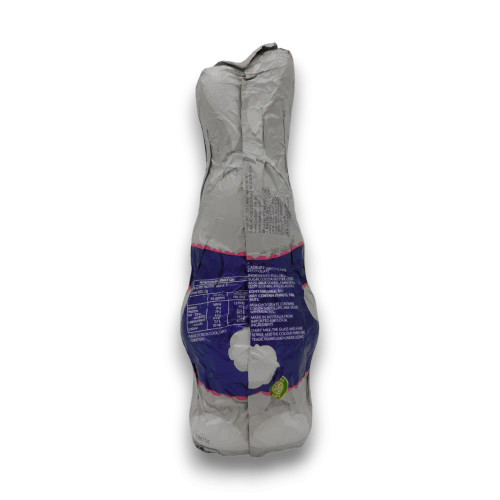 Cadbury Dairy Milk 80g Hollow Chocolate Easter Bunny back view, available at The Professors Online Lolly Shop.