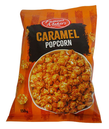 Caramel Popcorn, by The Popcorn King,  and more Snack Foods at The Professors Online Lolly Shop. (Image Number :16012)