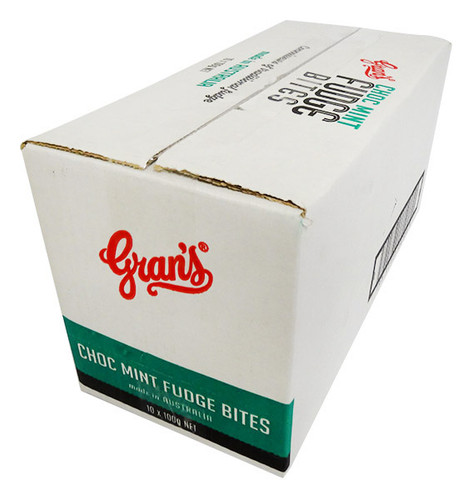 Grans Hang Sell Bag - Choc Mint Fudge, by Grans,  and more Confectionery at The Professors Online Lolly Shop. (Image Number :16199)